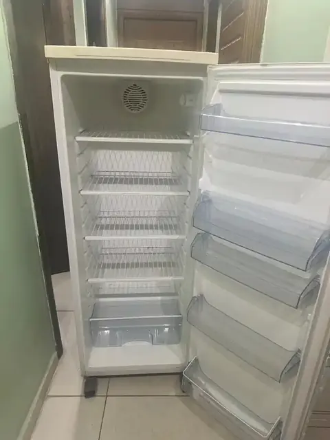 ديب فريزر رأسي ضمن أعمال صيانة الديب فريزر